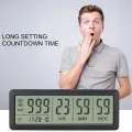 Big Digital Countdown Days Timer Clock - 999 Days Count Down Clock Timer for Graduation Lab Kitchen (Black). 