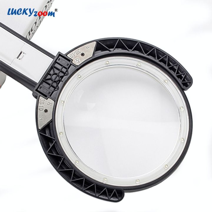 130MM%20Large%20Reading%20Magnifier%201.8X%205X%2012%20LED%20Foldable%20Magnifying%20Glass%20EU%20Plug-in%20Illuminated%20Magnifier%20Lamp%20Table%20Read%20Lupa%20-%20Image%206