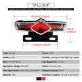 Bike Front and Ebike Rear Light Set Input 36V 48V 52V 60V with DK336 Light Horn Turning Switch E-Bike Light. 