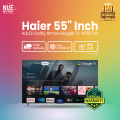 Official Haier H55P7UX 55” HQLED Dolby Atmos Google TV 📺 🚚 Free Delivery 💳 0% EMI Available, Official Warranty by Haier with Free Delivery.