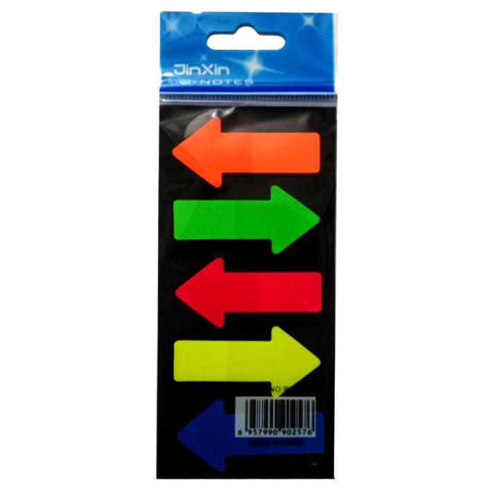 Multicolor Sticky Note slide P09-2 (PVC) -100 sheet (Arrow Shape)
