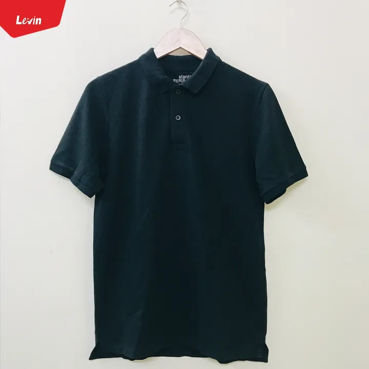 Men's%20Half%20Sleeve%20Solid%20Organic%20Cotton%20Polo%20T-Shirt%20From%20Levin%20-%20Image%2010