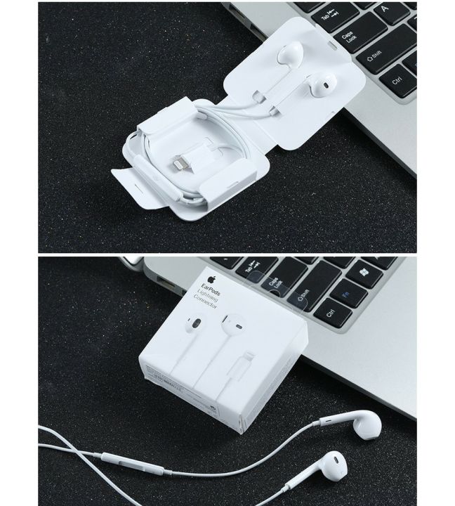 Apple%20Lightning%20Earbuds/in-Ear%20Wired%20Earphones/with%20Remote%20.%20Control%20/For%20iPhone%2011%20X%20Max%20XR%207%208%20Plus%20-%20Image%205
