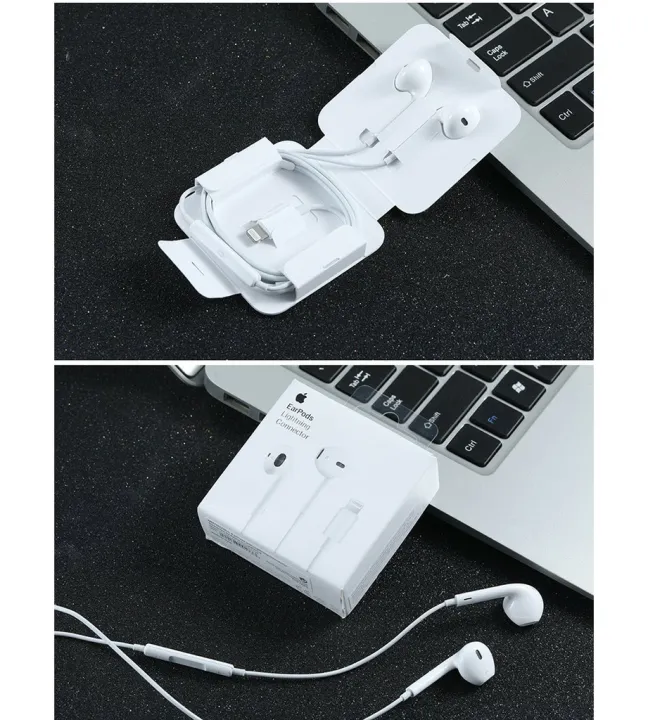 Apple%20Lightning%20Earbuds/in-Ear%20Wired%20Earphones/with%20Remote%20.%20Control%20/For%20iPhone%2011%20X%20Max%20XR%207%208%20Plus%20-%20Image%205