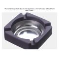 Household Detachable Rotatable Lid 360 Degree Free Rotation Stainless Steel Corrosion Resistance rtable Ashtray.