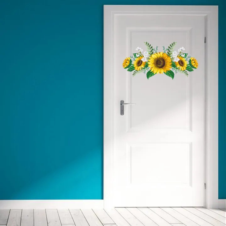 1Set%2030x60CM%20Sunflower%20Self-Adhesive%20Wallpaper%20Wall%20Decal%20Wall%20Sticker%20For%20Home%20Living%20Room%20Kitchen%20Corner%20Decorations%20-%20Image%206