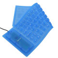HXSJ 85 Keys Flexible Keyboard USB Interface Foldable and Portable Dustproof Waterproof Quiet. 