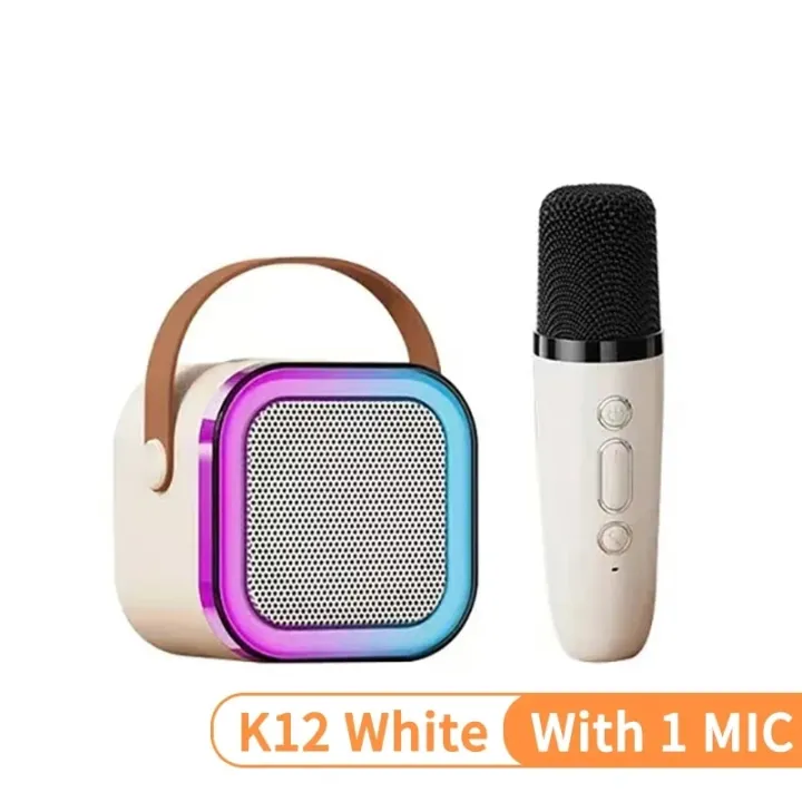 K12%20Speaker%20Bluetooth%20Audio%20with%20One%20Microphone%20Small%20Home%20KTV%20Karaoke%20Microphone%20-%20Image%202