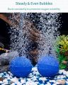 4 pcs 50mm Large Size Air Stone Air Diffuser Aquarium Bubble Air Stone For Fish Tank Aeration Biofloc Aquafonic 50mm Gray or Blue Color. 
