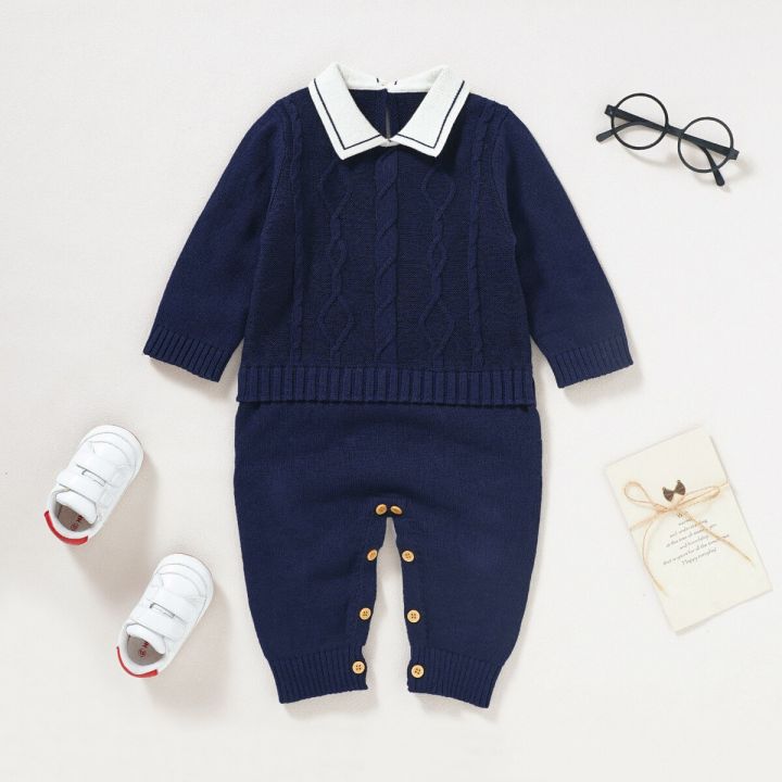 Newborn%20Baby%20Romper%20Cotton%20Knitted%20Toddler%20Girls%20Clothes%20One%20Piece%20Overall%20Infant%20Boy%20Jumpsuit%20Outfit%20For%20Kids%20From%200%20To%201%20Year%20-%20Image%202