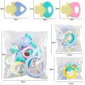 4 Pieces Newborn Teether Infant Toys Early Learning New Born Wrist Rattle. 