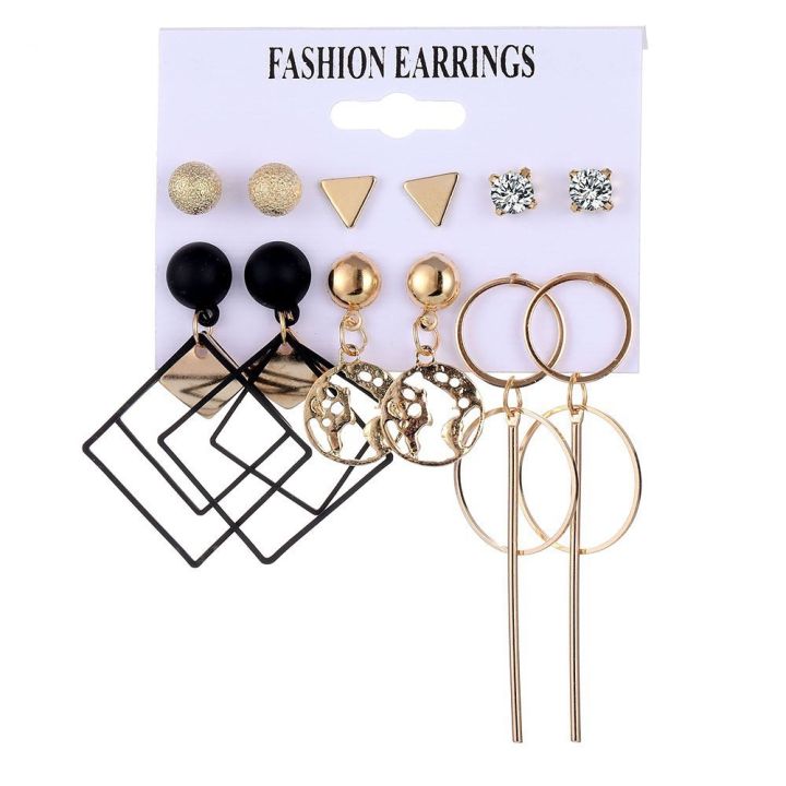 Tassel%20Earrings%20Geometric%20Earings%20Jewelry%20Women%20New%20-%20Image%202