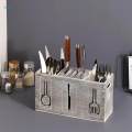 Utensil Holder Flatware Holder Cutlery Holder Container Wooden Silverware Organizer Tableware Storage Rack for Restaurant Dining Table Home.