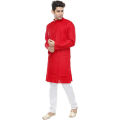 Cotton Panjabi for Man - Red. 