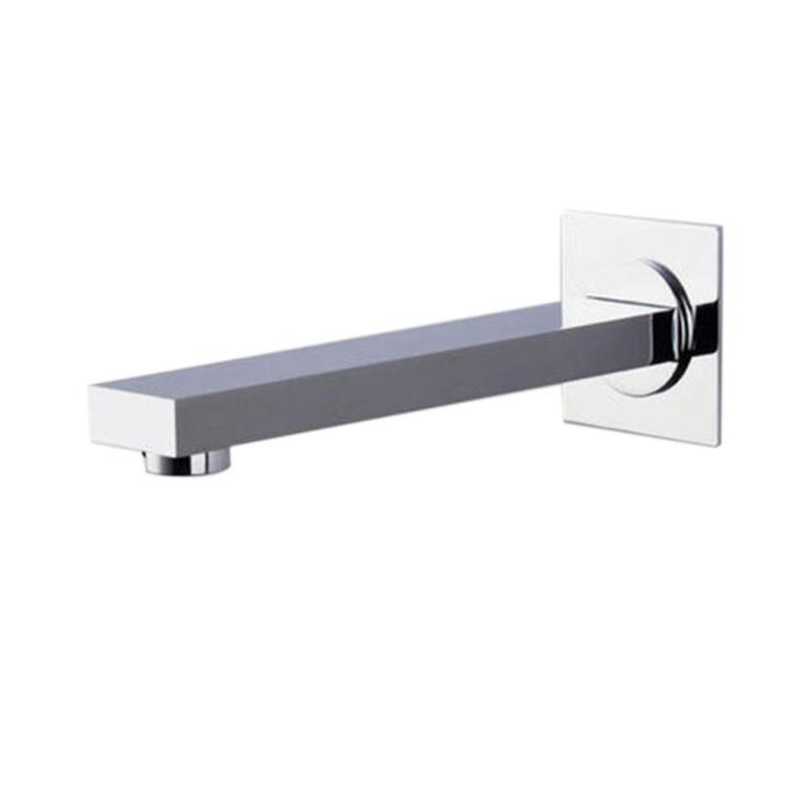Brass Wall Mounted Bathroom Tub Spout Square Tub Spout Faucet Spout
