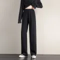 Women's pants female streetwear joggers oversize high waisted Korean style Fashion wide leg sweatpants baggy. 