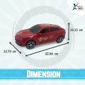 Battery Operated Light & Music 360 Degree Rotating Transformer Robot Car TOY.
