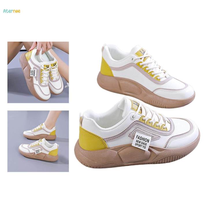 Thick%20Soled%20Women%20Casual%20Sneakers%20Anti%20Slip%20Fashion%20Waterproof%20Breathable%20Sports%20Shoes%20for%20Running%20Autumn%20Hiker%20Spring%20Skirt%20Female%20,%20Yellow%2035%20-%20Image%203