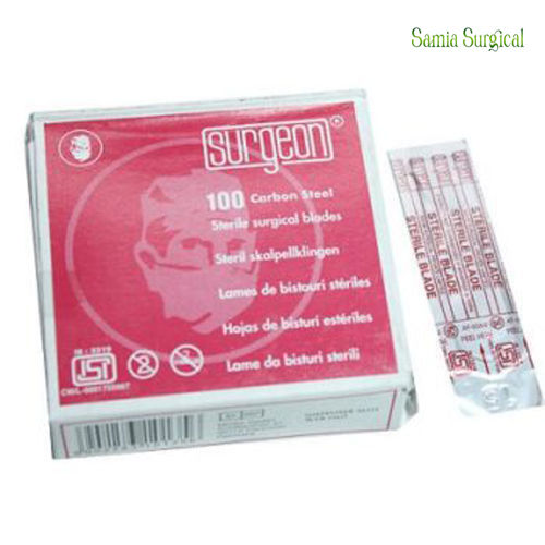 Surgeon Sterile Surgical Blades 10,11,14,20, 22 (100's 1box)