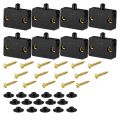 ZOROOM 8 Pieces Cabinet Lamp Switch Automatic Door Switch Contact Switch for Wardrobe Applicable to 12V 24V 110V(White).