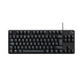 Logitech G413 TKL SE Mechanical Gaming Keyboard - Compact Backlit Keyboard with Tactile Mechanical Switches, Anti-Ghosting, Compatible with Windows, macOS - Black Aluminium. 