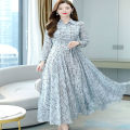 New Stylish Womens Digital Print Long Kurti Formal Long Shirt Step Gown Long Sleeve One Piece Dress. 