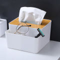 Tissue Box Simple Wooden Cover Desktop Home Tissue Box Paper Storage Drawer Box Home Car Remote Control Storage Boxes Bayline.