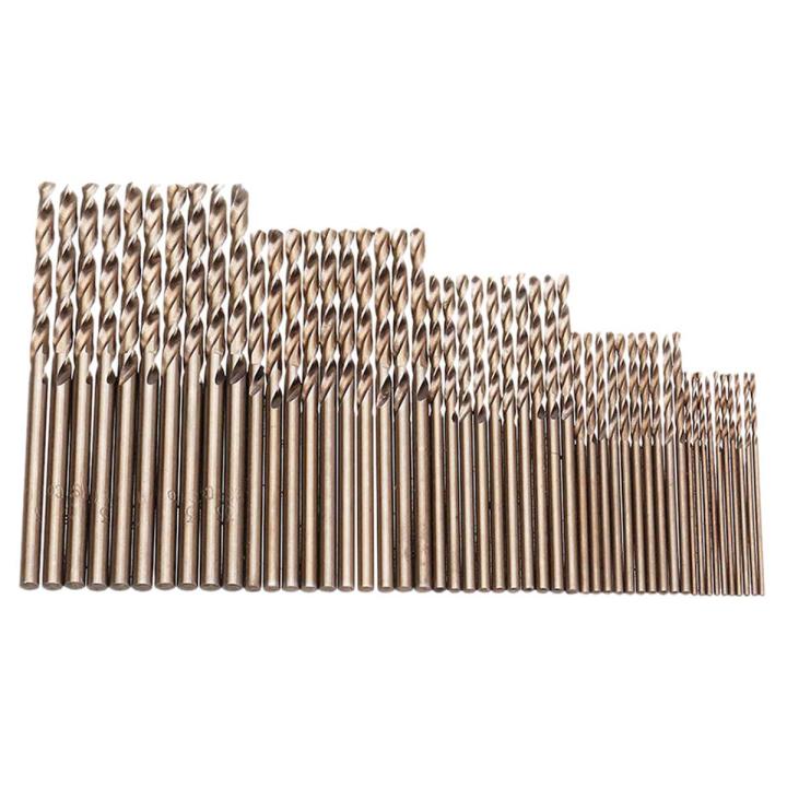 50Pcs Drillforce Tools M35 Cobalt Drill Bit Set,Hss-Co Drill Set 1-3Mm ...