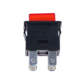 16A 4 Pins Locked Push Button Electrical Rocker Switch With LED Light Red Heater Touch Switch 250V PS-23-16. 