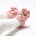 Women's Spring and Autumn Flower Princess Soft Sole Walking Baby 0-6-12 Months Anti Drop Girl Shoes.
