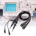 Nax P2200 Oscilloscope Probe With Accessories Kit 200Mhz Oscilloscope Clip Probes 1X 10X With Bnc Mini Grabber Test Lead. 