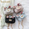Bear Leader Children's Bag New Cute Girl Flowers Small Bag.