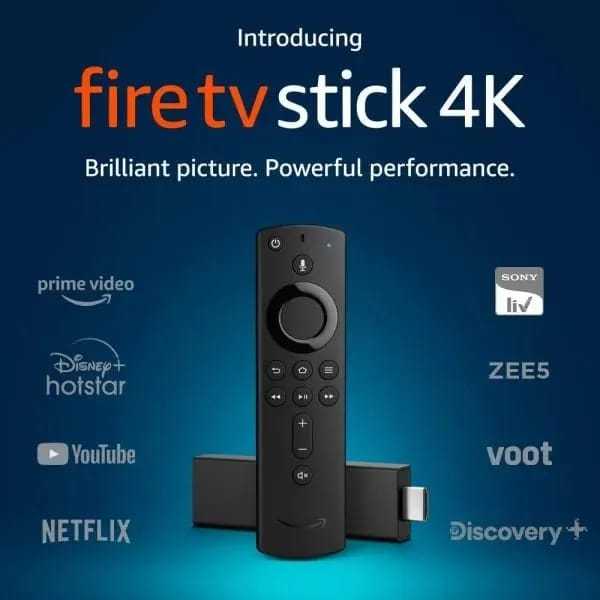 Amazon Fire TV Stick 4K with Alexa Voice Remote (International version)