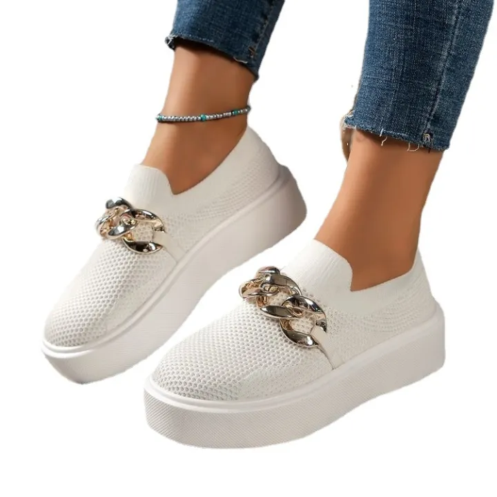 Amazon%20Summer%202022%20New%20Women's%20Flat%20Sneakers%20Foreign%20Trade%20Plus%20Size%20Casual%20Shoes%20Mesh%20Slip%20Over%20Foot%20Shoes%20-%20Image%205