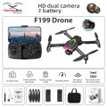 F199 Drone: 360° Intelligent Obstacle Avoidance 8K HD Camera with EIS Gimbal, Brushless Power, Intelligent Obstacle Avoidance, WiFi FPV, Colorful LED Lights. 