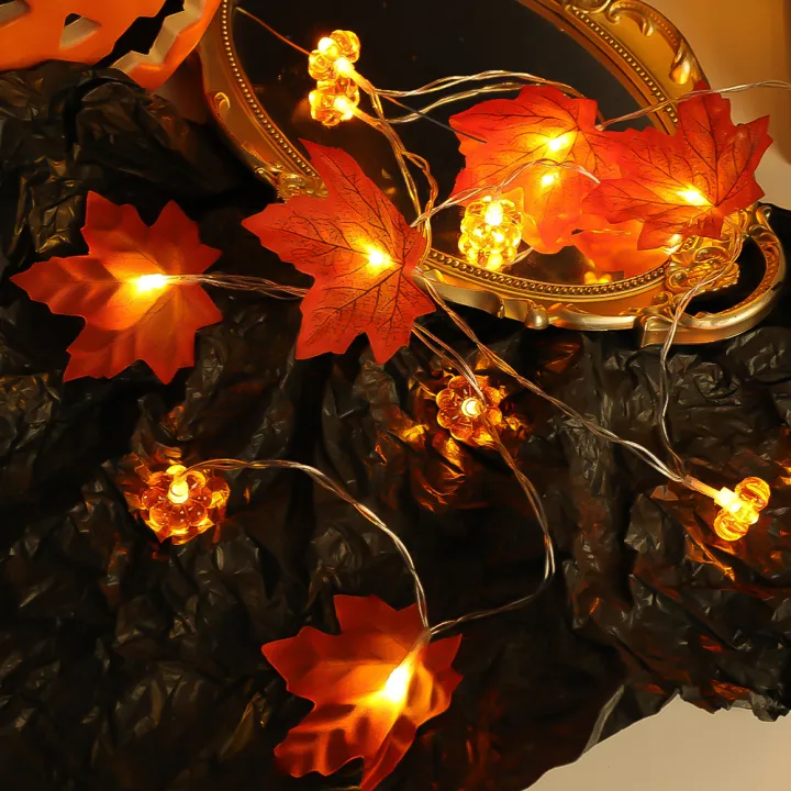 1.5M/3M%20LED%20Maple%20Leaves%20Pumpkin%20Garland%20String%20Lights%20Led%20Fairy%20Light%20Home%20Decoration%20-%20Image%206