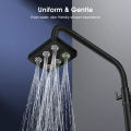 MAYTTO Shower Head Rainfall Shower Head 360 Degree Shower Head Square Rain Super Pressurized Shower Nozzle Shower Head ABS Shower Head.