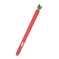 For Samsung Galaxy Tab S7 SM-870 / SM-T875 Fruit and Vegetable Shape Stylus Silicone Protective Case(Carrot).