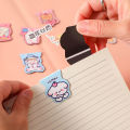 New ummerflower Cute Cartoon Bear Magnetic Bookmark Paper Clip Kawaii Rabbit tudent tationery Book Marker of Page chool Office upply.