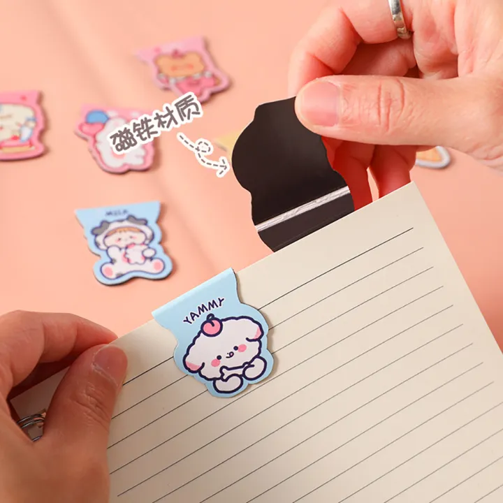 New%20ummerflower%20Cute%20Cartoon%20Bear%20Magnetic%20Bookmark%20Paper%20Clip%20Kawaii%20Rabbit%20tudent%20tationery%20Book%20Marker%20of%20Page%20chool%20Office%20upply%20-%20Image%206