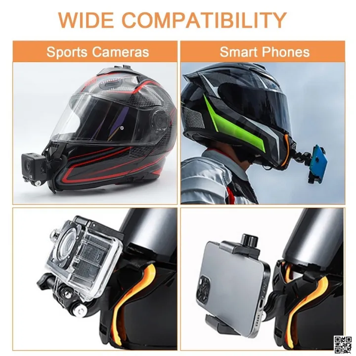 Motorcycle%20Helmet%20Chin%20Mount%20Holder%20Bracket%20for%20Mobile%20&%20GoPro%20-%20Image%206