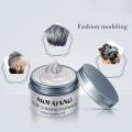 Easy To Wash Plants Component Hair Coloring Material Styling Fashion One-Time Hair Wax Disposable Hair Dye Mud Cream. 