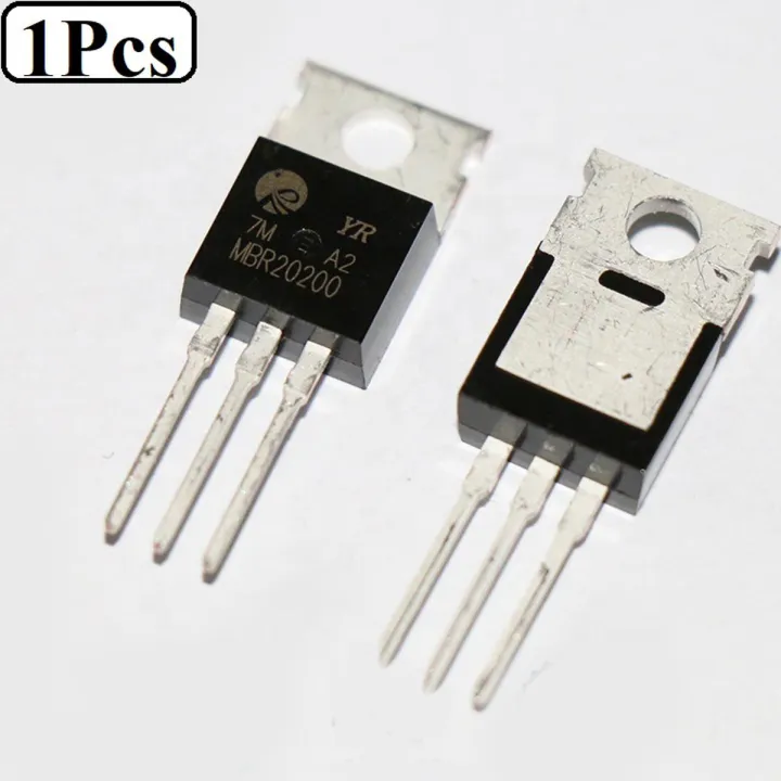 Better Quality MBR20200CT MBR20200C MBR20200 20A 200V Schottky Diode TO-220 MBR 20200 Power Rectifier Chip Electrical Circuitry & Parts Leads