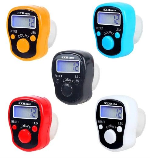 Digital Tasbih Tally counter with LED light Digital Led Tasbeeh Finger counter