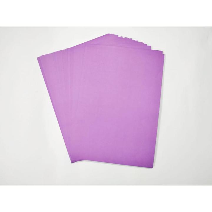 Color Paper A4 for Craft, Art & Photocopy - 100 Sheets. Purpel Colour. 80GSM