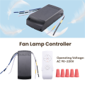 Universal Ceiling Fan Lamp Remote Control Kit AC 220V Timing Setting Switch Adjuste Wind Speed Transmitter Receiver.