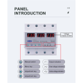 2X Three Phase Adjustable Over and Under Voltage Protector Automatic Recovery Protective Device Reset 63A 380V. 