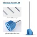 Pack of 3 Paint, Epoxy Resin, Mud&Ceramic Glaze Mixer Paddle Blades-Power Drill Stirring Attachment-Mixer Mixing Paddles.