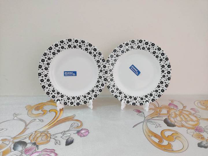 Sada%20Kalo%20Melamine%20Half%20Plate%206%20Pcs%20Set%20(8%20Inch).%20Flat%20Breakfast%20Half%20Plate,%20Dinner%20Deep%20Plate,%20Everyday%20Use%20Rice%20Dinner%20Plate.Dishwasher%20Save.Microwave%20oven%20save.%20-%20Image%208