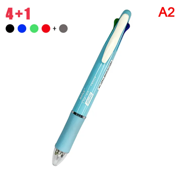 New%205%20In%201%20Multicolor%20Ballpoint%20Pen%20Creative%204%20Color%20Ball%20Pen%20Refill%20and%20Pencil%20Lea%20Layor%20-%20Image%207